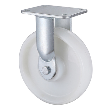 Super Heavy Duty Nylon Fixed Castors 125mm Load 700kg L&K Supplier