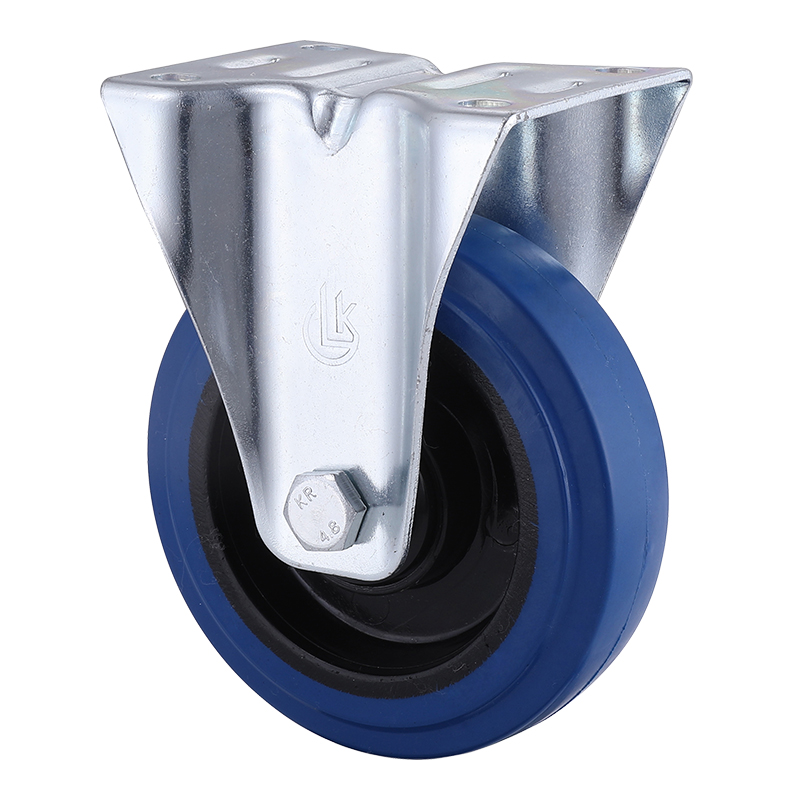 100mm  Elastic Rubber Fixed Castors for Flight Case